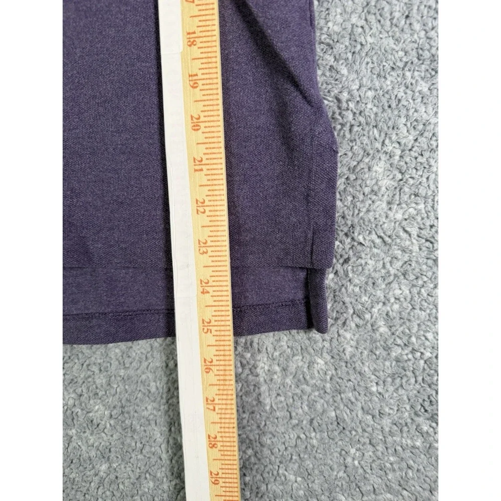 VTG Y2K Polo Ralph Lauren Purple Short Sleeve Polo Shirt Mens Size XL Custom Fit